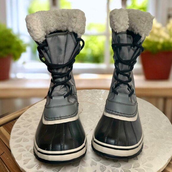 Sorel Winter Carnival WP Women’s Waterproof Boot Size 8.5 Gray Insulated Snow - Picture 3 of 14